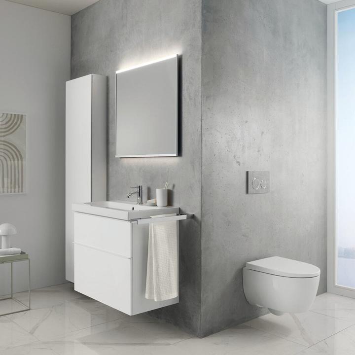 Actual product image Geberit iCon tall cabinet with one door, 45x180x15 cm, 502317 (45 x 15 x 180 cm)