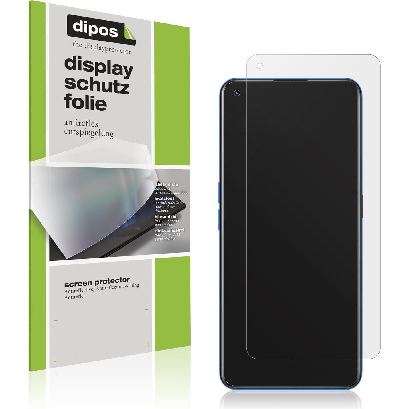 Dipos Displayschutzfolie Antireflex (5 Stück, Realme GT Neo 3T), Smartphone Schutzfolie, Transparent