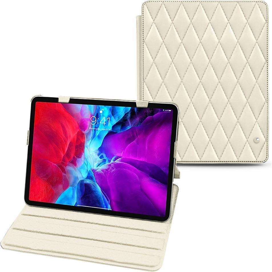 Noreve Lederschutzhülle horizontal (IPAD PRO 12.9 2021), Tablet Hülle, Weiss