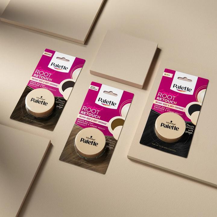 Produktbild Palette Compact Root Retouch Compact Temporary Concealer for Brown 3g Outgrowth Retouching (Braun)