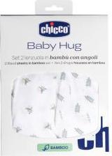 Chicco Baby Hug Bamboo Greenery Spannbettlaken 2 Stück