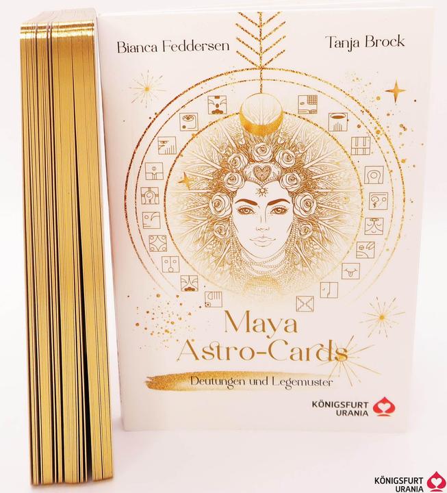 Image du produit Maya-Astro-Cards: 44 astrologische Orakelkarten mit Booklet (Allemand, Tanja Brock, Bianca Feddersen, 2023)