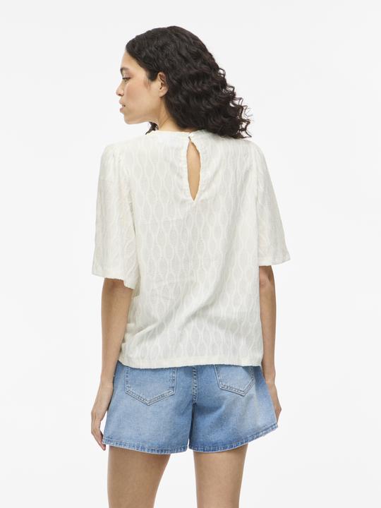 Image du produit Vila VIASHINA Rundhals Oberteil mit kurzen Ärmeln (M)