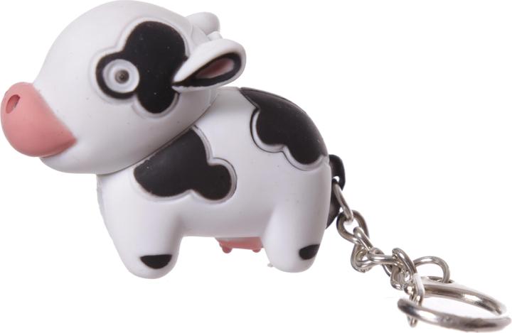 Actual product image Puckator Farm Cow & Pig LED with Sound Keychain