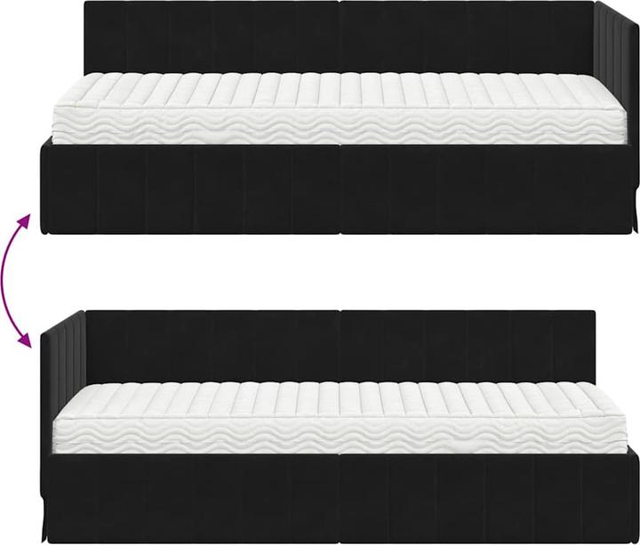 Image du produit vidaXL Eckbettgestell (80 x 200 cm)