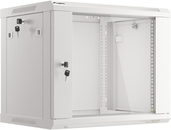 Produktbild Lanberg Wand- Rack 19 " 9U 600X450mm grau (9 HE, 19 Zoll Rack)