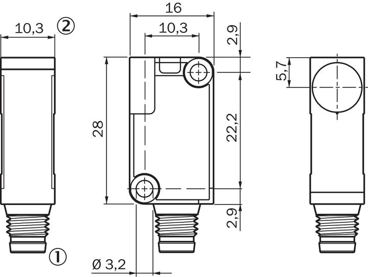 Actual product image Sick inductive proximity sensor (Sensor)