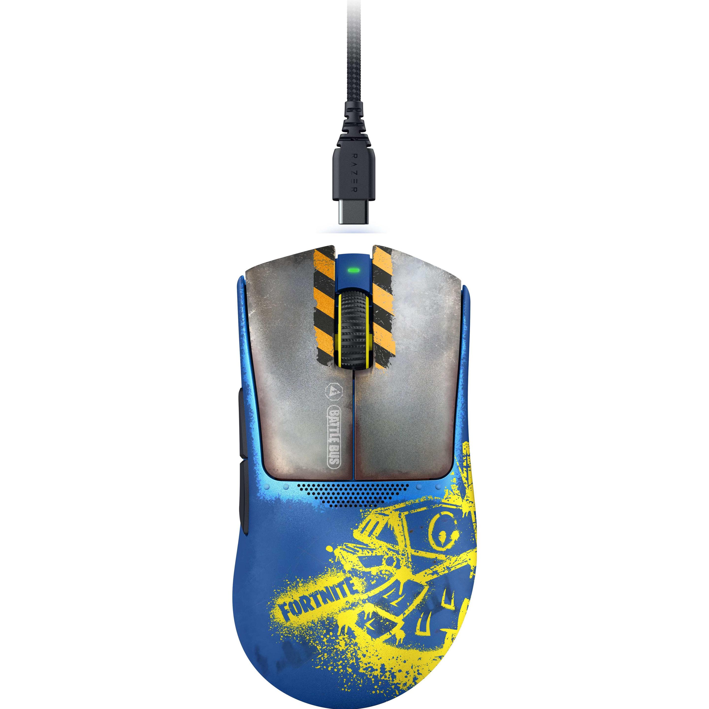 Razer DeathAdder V3 Pro - Fortnite Edition (Kabellos), Maus, Mehrfarbig