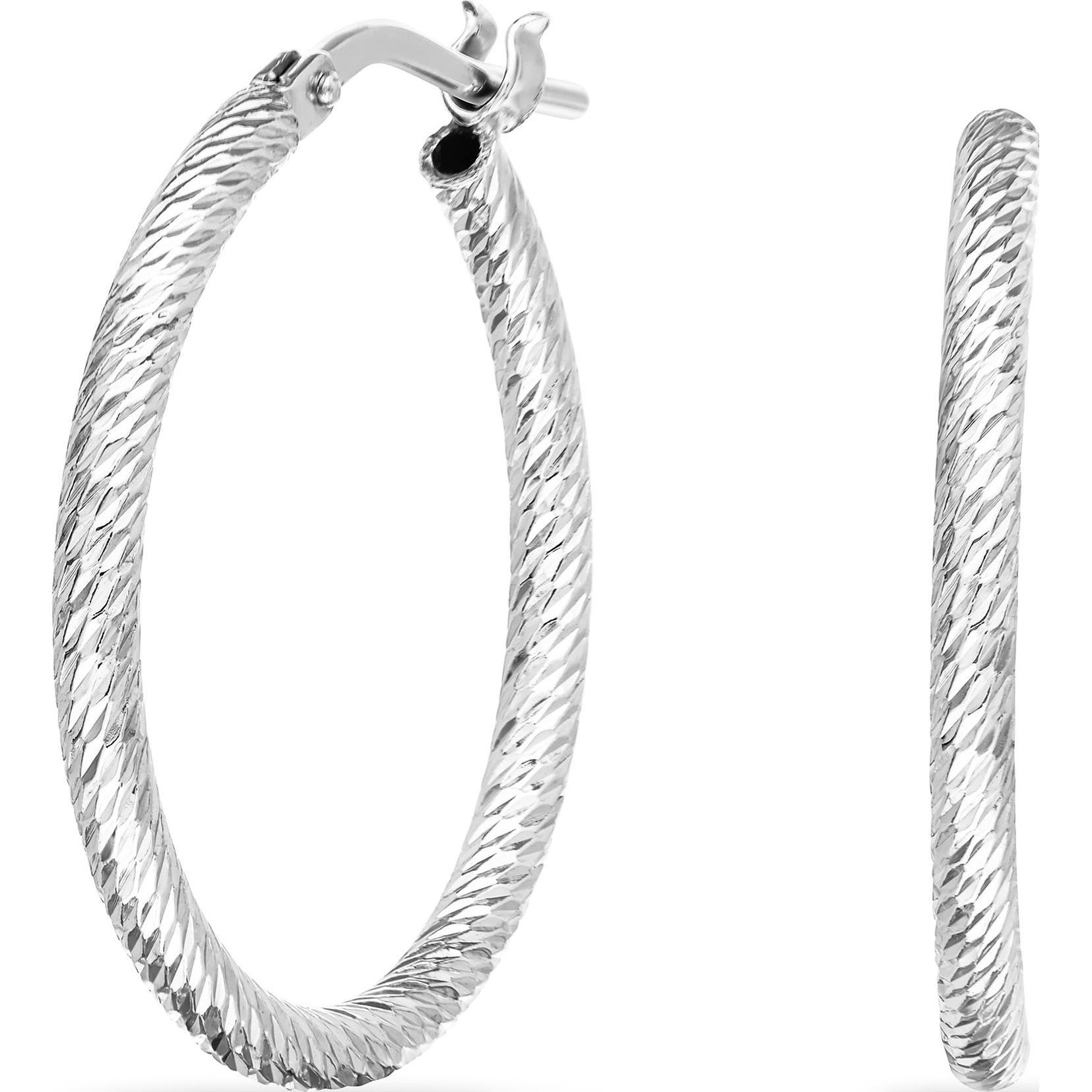 Favs, Ohrringe, Creolen, (925er Silber)
