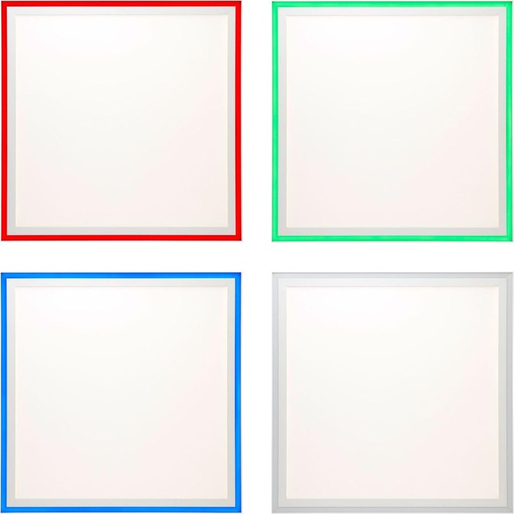 Actual product image Brilliant Lanette LED 37W /WA/DE/3800lm/DIM/CCT/RGB/NL/RC Deckenaufbau-Paneel 60x60cm (3800 lm)