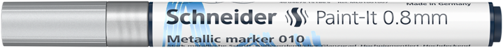 Valori nutrizionali e ingredienti Schneider Paint-It 010 Marchio metallizzato, 0,8 mm, argento metallizzato (Argento Metallico, 0.80 mm, 1 x)