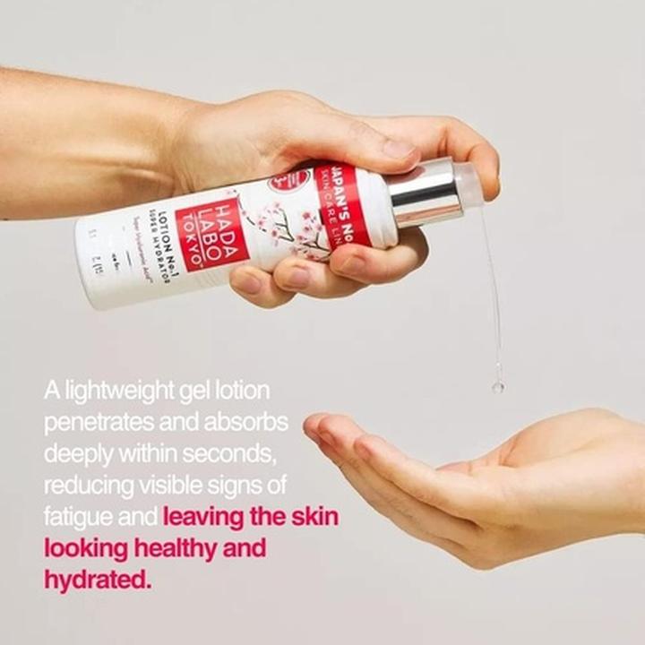 Immagine prodotto Hada Labo Tokyo Super Hyaluronic Acid Hydrator Lotion for Ages 18-39 (150 ml)