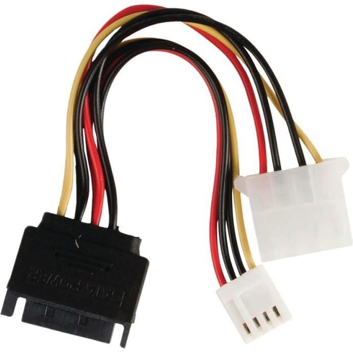Thumbnail - Nedis Interne Stromkabel SATA 15-Pin Stecker FDD Buchse / Molex Buchse Vergoldet 0.20 m ru, Interne Kabel (PC)