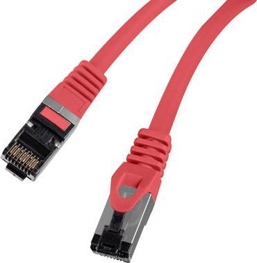 Produktbild Lanberg Patchcord Kat.8.1 S/Ftp Lszh Cu 5m Czerwony Fluke Passed (S/FTP, CAT8.1, 5 m)