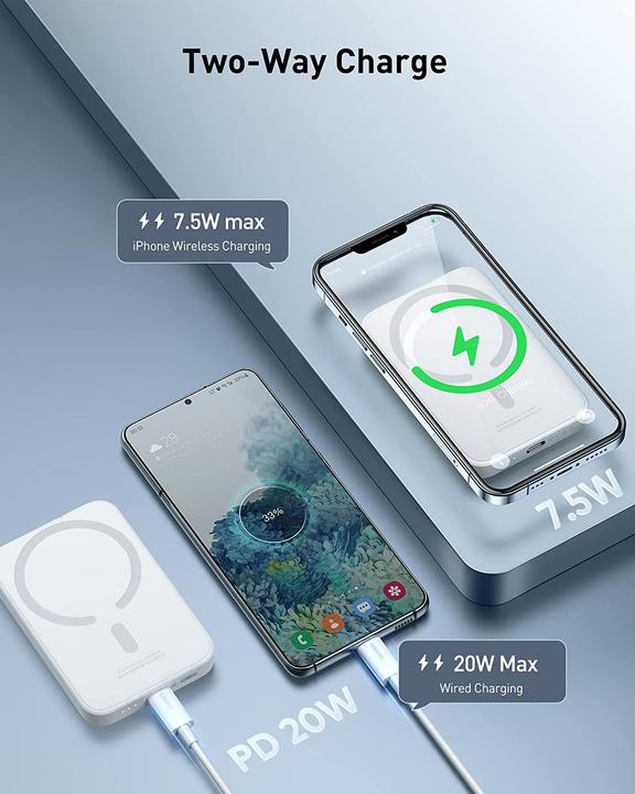 Produktbild Baseus Magnetische Kabellose Powerbank (6000 mAh, 20 W)