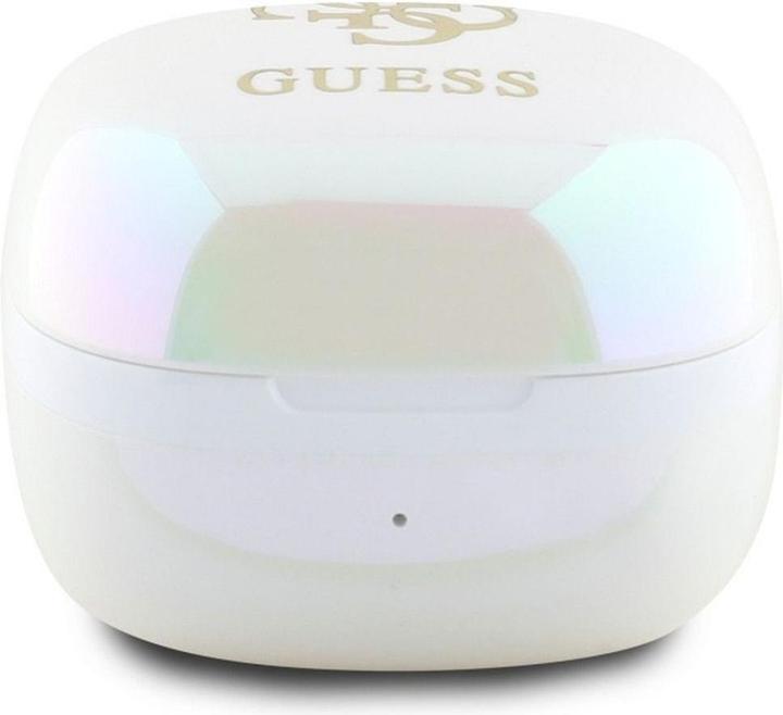 Image du produit Guess 4G Logo Mini TWS Casque d'écoute sans fil Bluetooth - Blanc (ANC, 24 h, Sans fil)