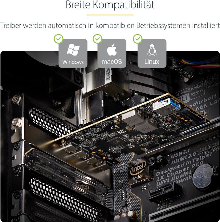 Actual product image StarTech 5-PORT USB PCIE CARD 10GBPS