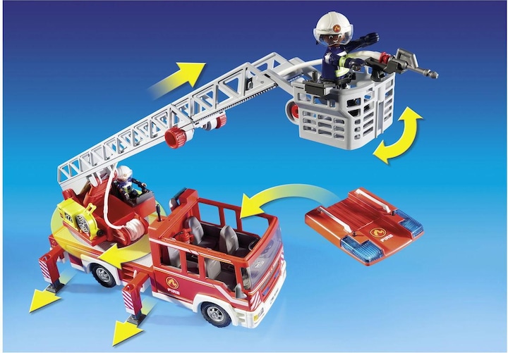 Produktbild Playmobil Feuerwehr-Leiterfahrzeug (9463, Playmobil City Action)