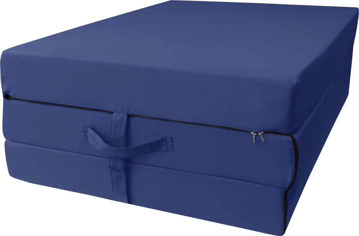 Produktbild Herlag Klappmatratze Senior blau 195x85 cm Faltmatratze Campingmatratze