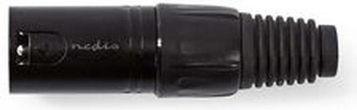 Immagine prodotto Nedis Connettore XLR | diritto | spina | nichelato | a saldare | diametro ingresso cavo: 5,0 mm | Me (XLR)