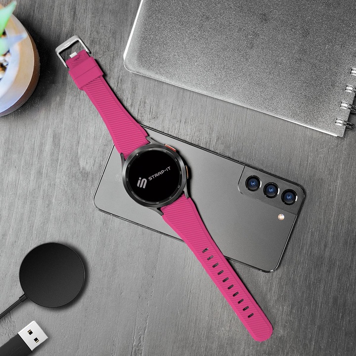 Produktbild Strap-it Armband (20 mm, Silikon, Forerunner 245, Vivomove HR)