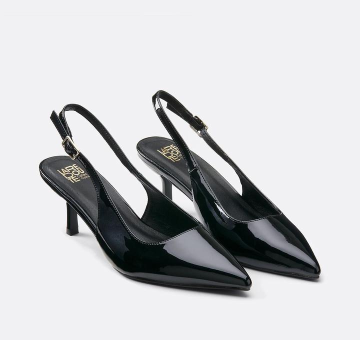 Actual product image La Redoute Collections Slingback-Pumps aus Lack (38)