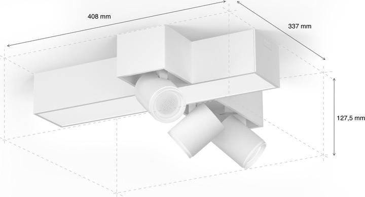 Produktbild Philips Hue Centris Basis BT (2850 lm, GU10)