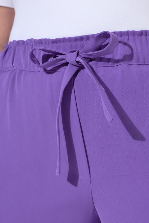 Image du produit Ulla Popken Pantalon 7/8 à pinces. Taille élastique (48)