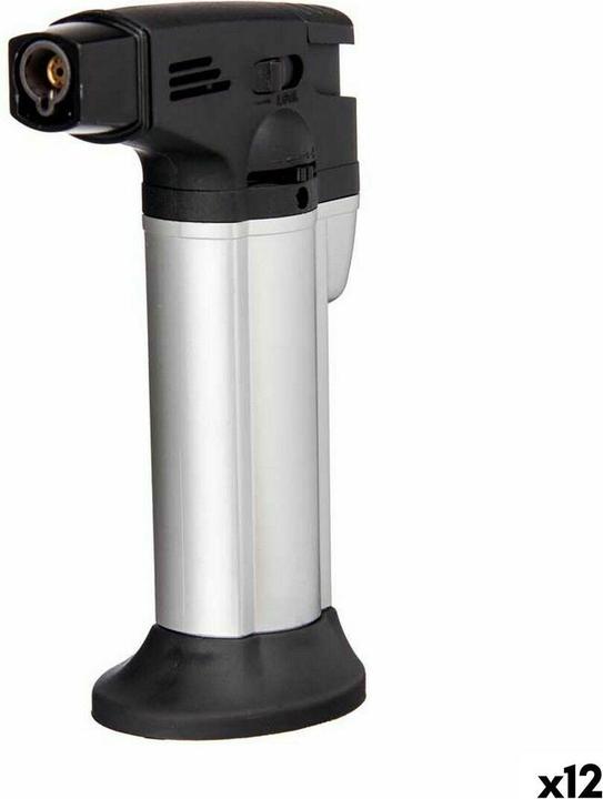 Actual product image Kinvara Küchen-Bunsenbrenner JY-C63 Schwarz Silberfarben 7,2 x 11 x 4 cm (12 Stück)