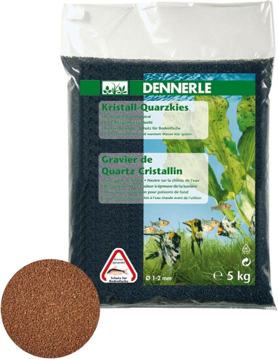 Actual product image Dennerle Quartz gravel fawn (Pyrites, other items)