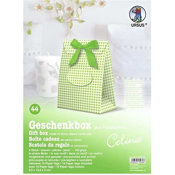 Thumbnail - Ursus, Geschenkverpackung, Geschenkbox Celina 9,5x12,5x5cm VE=5 Stück Motiv: 44 (Geschenkbox, 5 x)