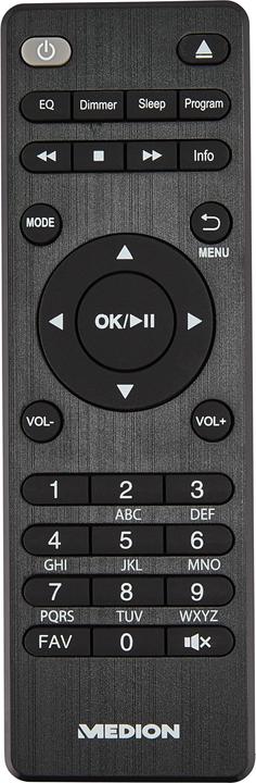 Image du produit Medion P85003 - Micro Système Audio - DAB+ - WiFi - Lecteur CD - Bluetooth - Argent (Bluetooth, WiFi, Lecteur de CD, 1x 30 W)