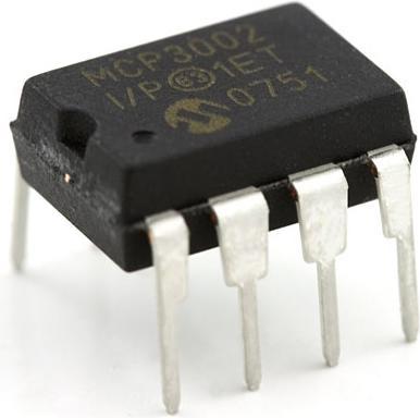 Microchip Analog to Digital Converter MCP3002