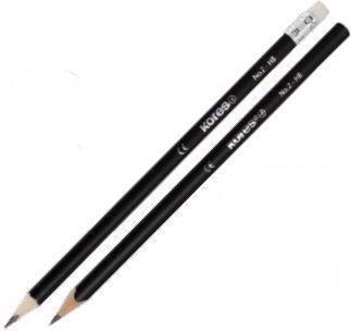Actual product image Kores Pencil GRAFITOS, 3-sided (3 mm, HB, 72 x)