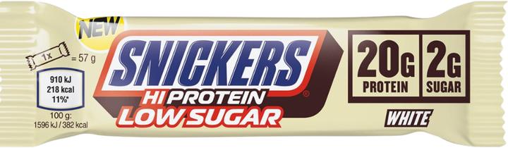 Image du produit Snickers Barre Hi Protein à faible teneur en sucre (Chocolat blanc, 12 pcs, 748 g)