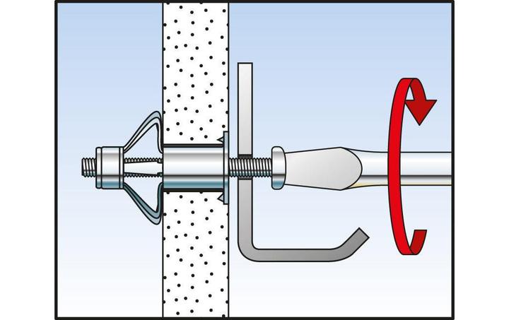 Produktbild Fischer Hohlraum-Metalldübel HM 5x37 H K (4 Stk.)