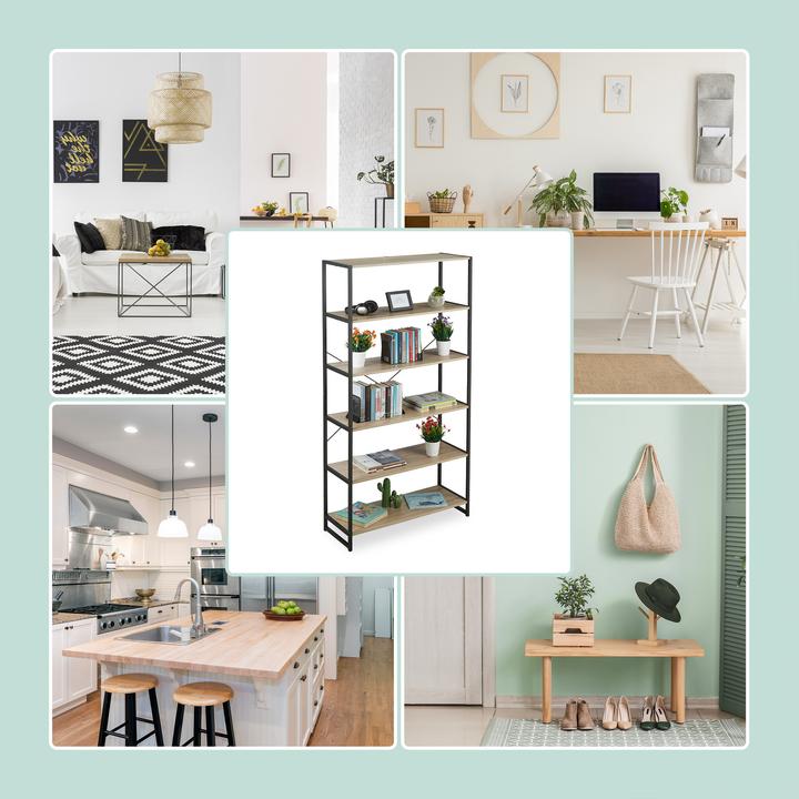 Produktbild Relaxdays Standregal (95 x 35 x 180 cm)