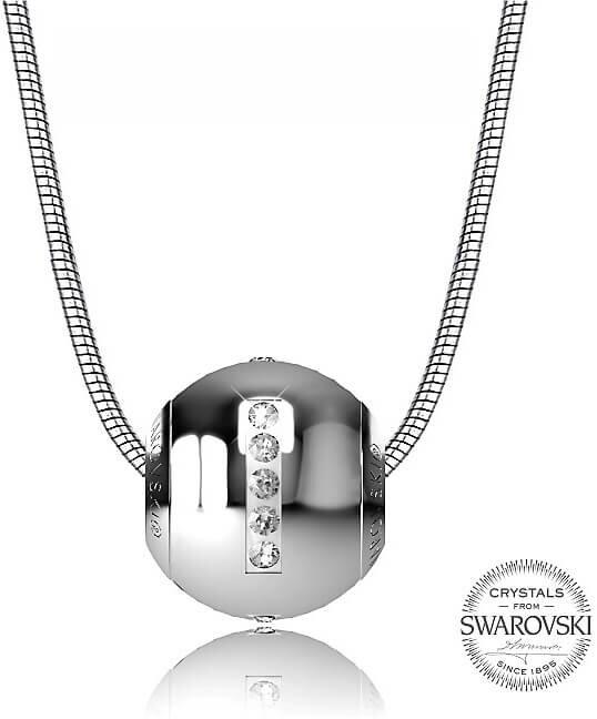 Levien Steel necklace letter I CLET-I (L)