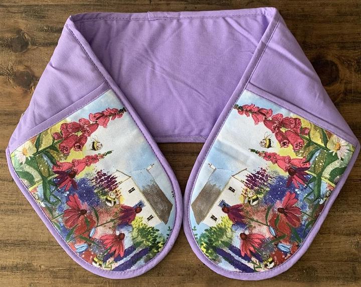 Teka GLV15 Ofenhandschuhe Bienen im Garten (100% coton)