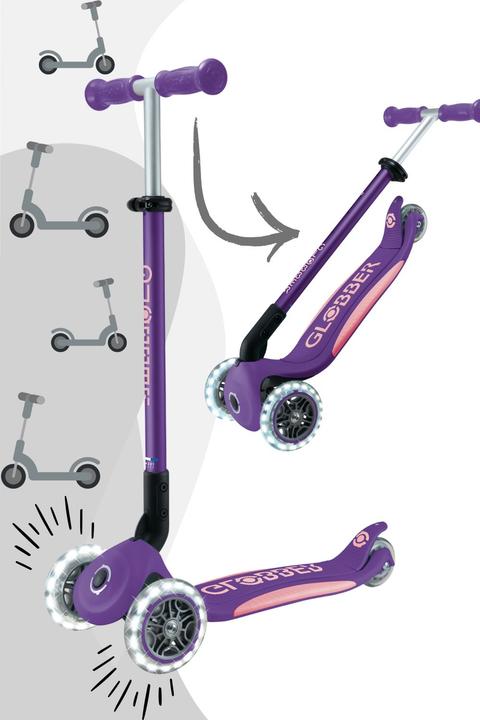 Actual product image Globber Primo Foldable Plus Light - 3 Wheels Scooter