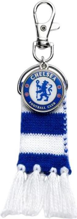 Actual product image Chelsea FC Stripe Crest Keyring