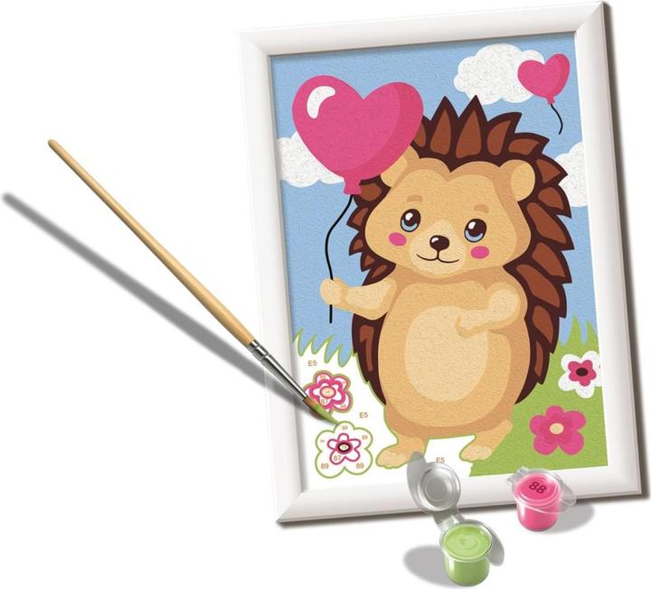 Produktbild Ravensburger CreArt, Malen nach Zahlen Kinder - Herziger Igel