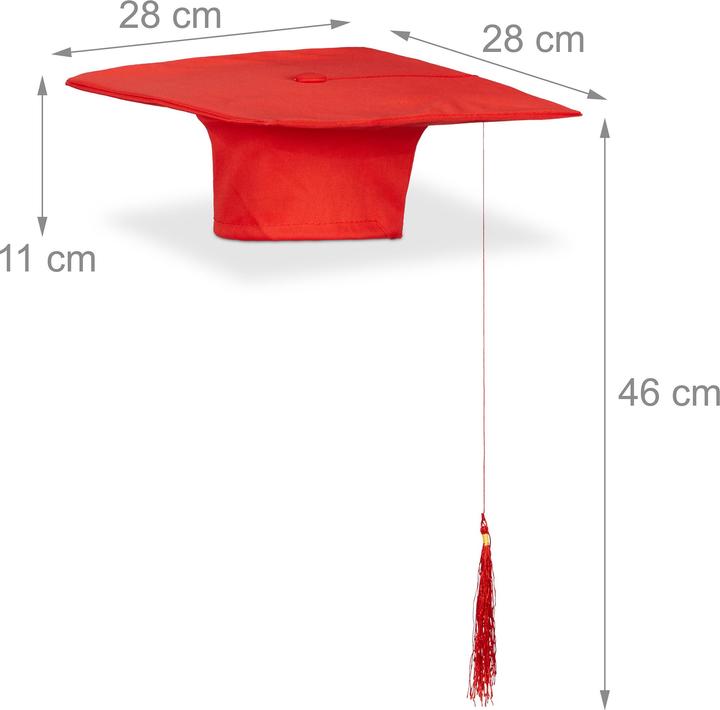 Image du produit Relaxdays 2x chapeau de docteur