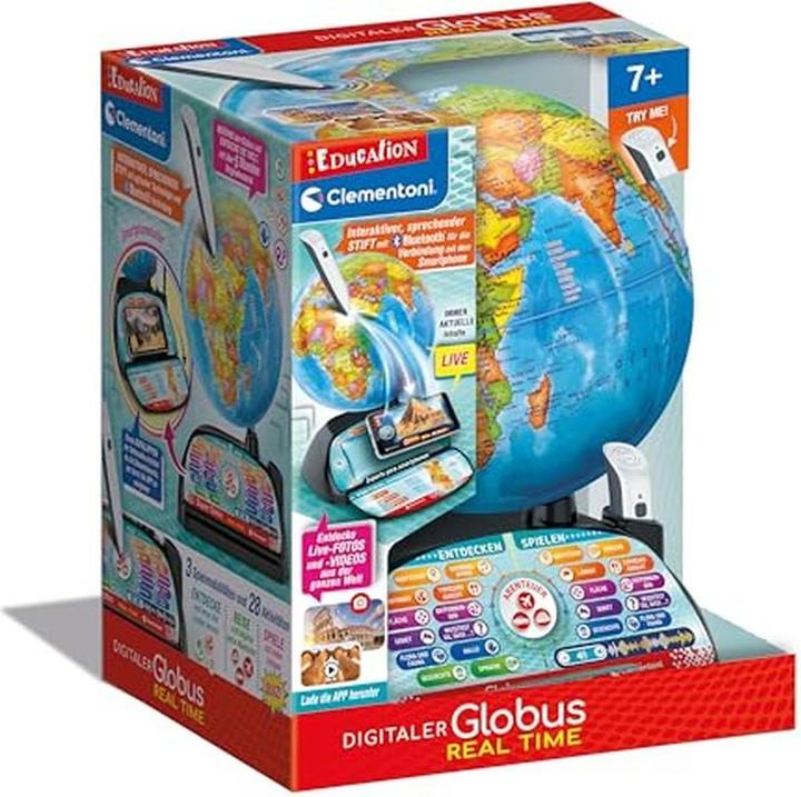 Image du produit Clementoni Globe numérique Real-Time de Clemen 59364 (28.50 cm)