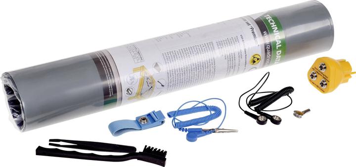 Productafbeelding Quadrios ESD-tafelmattenset compleet 65 x 50 cm (Statische bescherming)