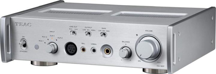 Image du produit TEAC HA-507 Headphone- and Preamplifier - silver (USB-DAC, Bluetooth)