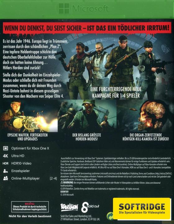 Produktbild Zombie Army 4: Dead War (Xbox One X, Xbox Series X, DE)