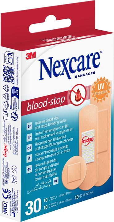 Produktbild 3M Blood-Stop Pflaster 3 Grössen gemischt (30x)