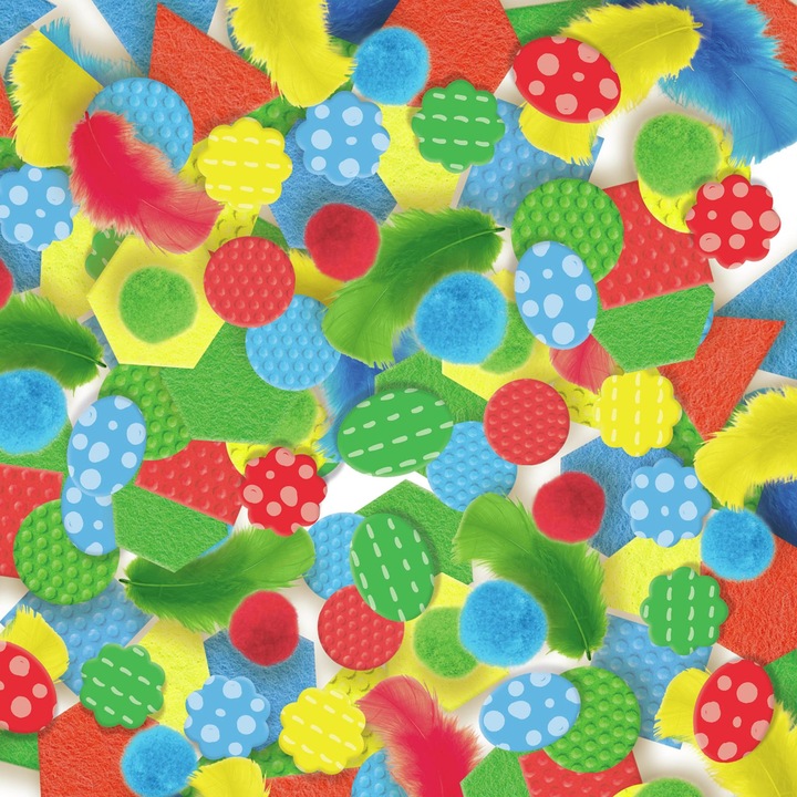 Produktbild Ses Bastelset Montessori Farben+Materialien