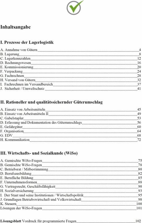 Produktbild Ehlert, C: Top-Prüfung Fachkraft für Lagerlogistik - 400 (Deutsch, Claus-Günter Ehlert, 2023)
